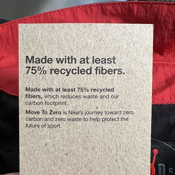 Jordan Jumpsuit Womens 1X Red Black One Piece Coveralls Move To Zero DJ2628-636 - Picture 9 of 13